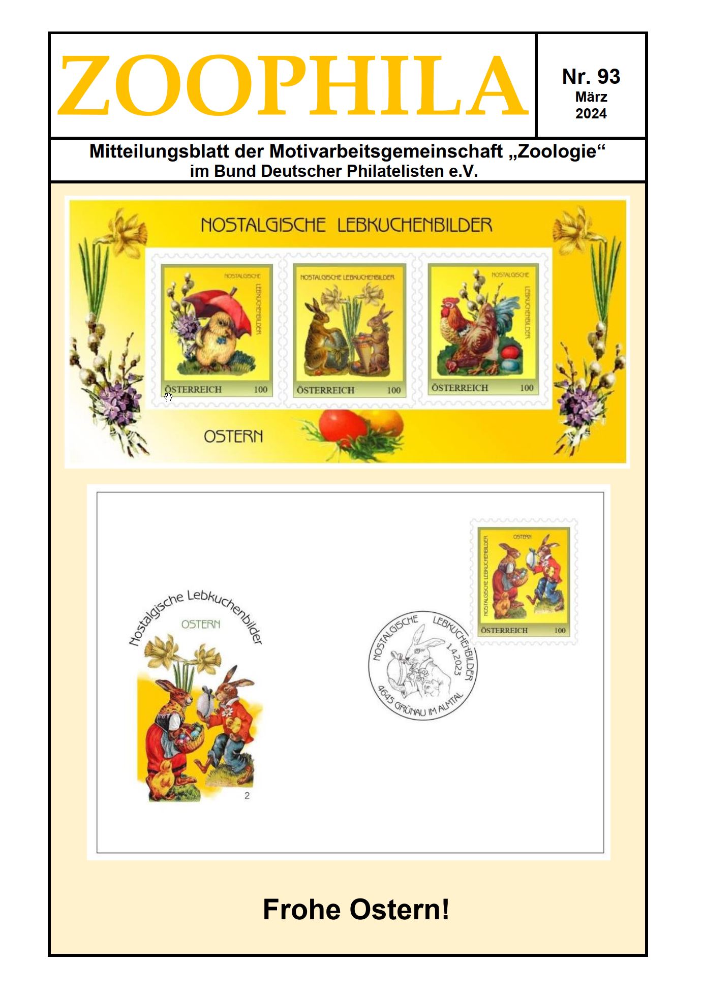 Titelbild Zoophila 93