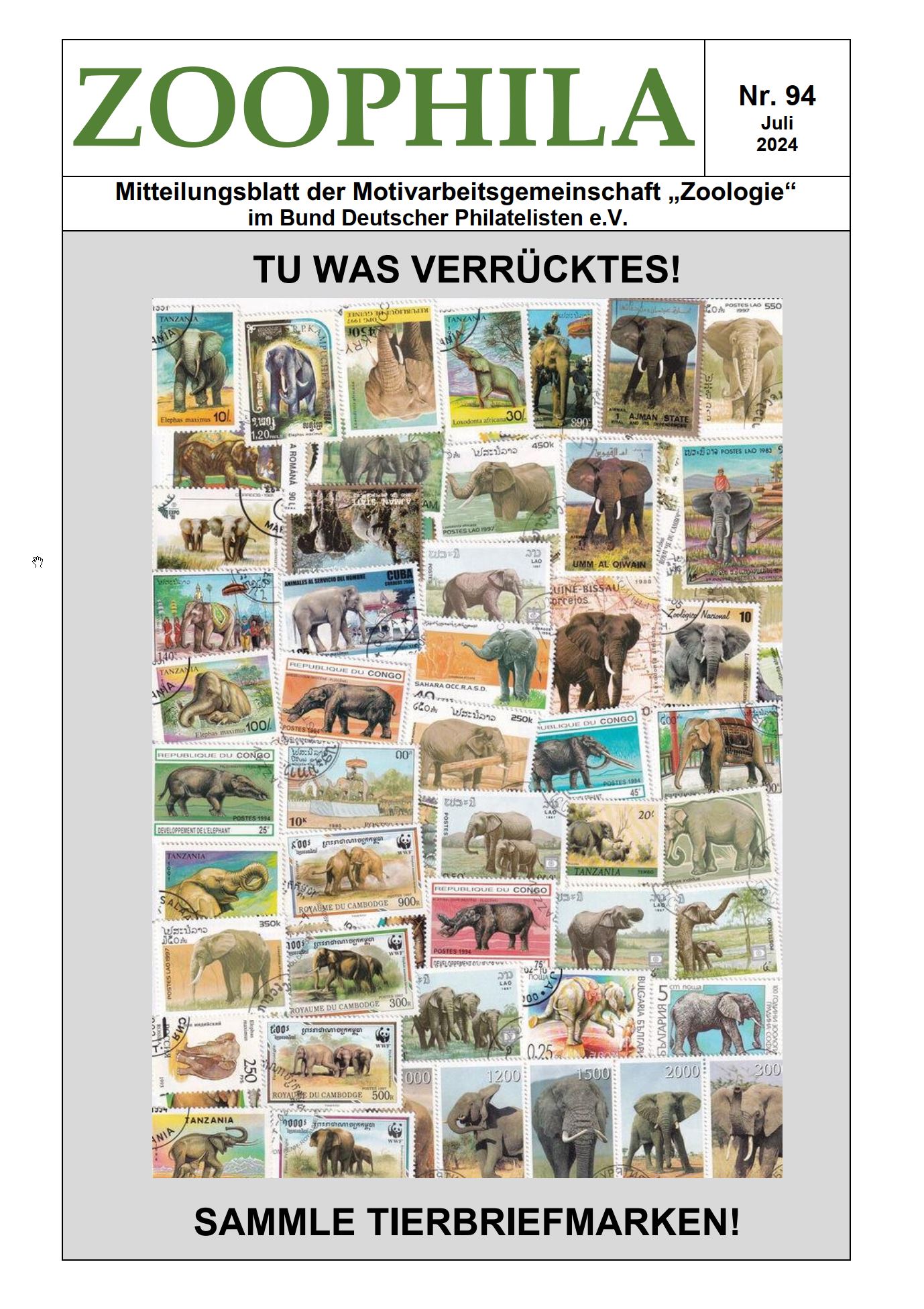 Titelbild Zoophila 94