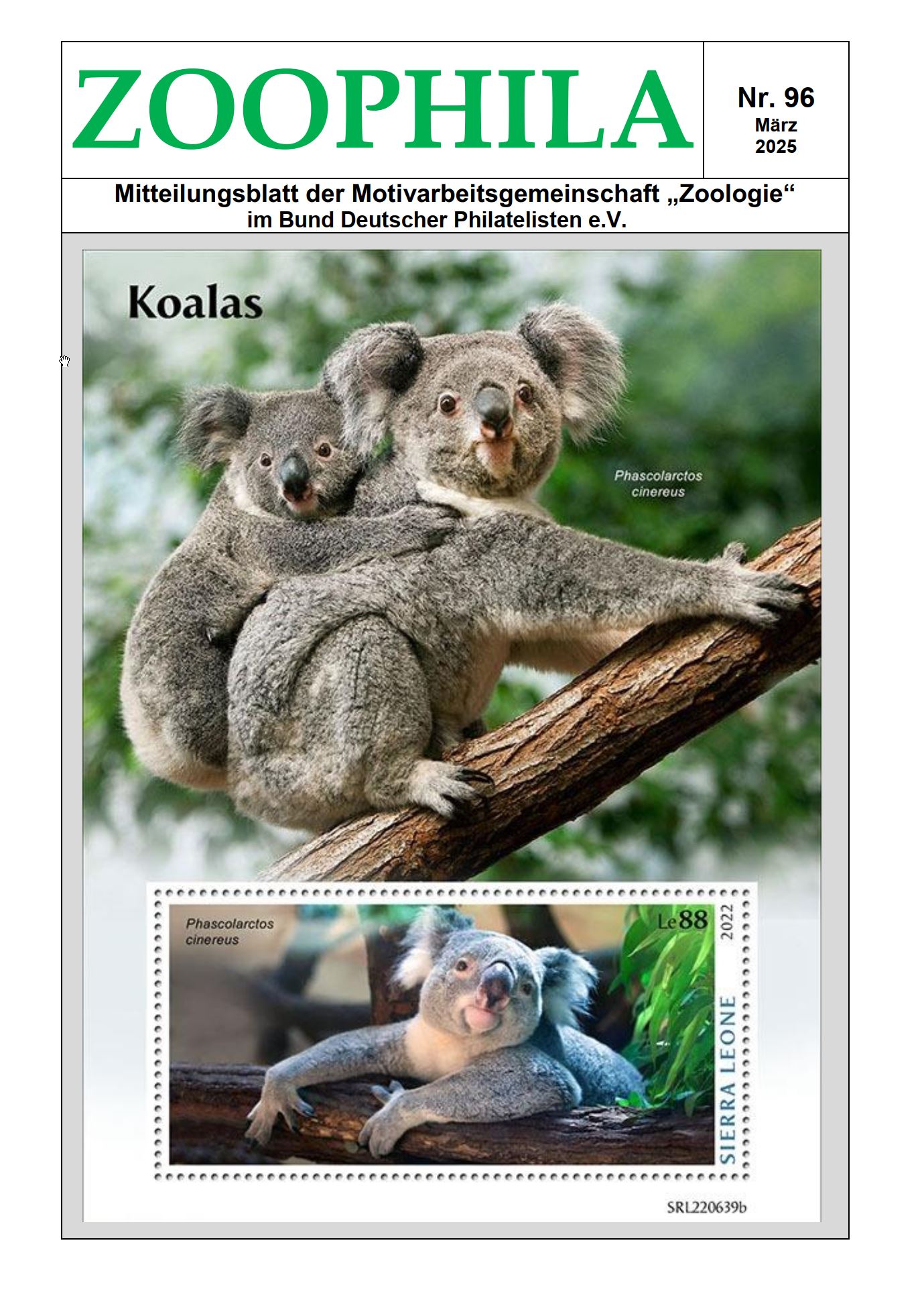 Titelbild Zoophila 96